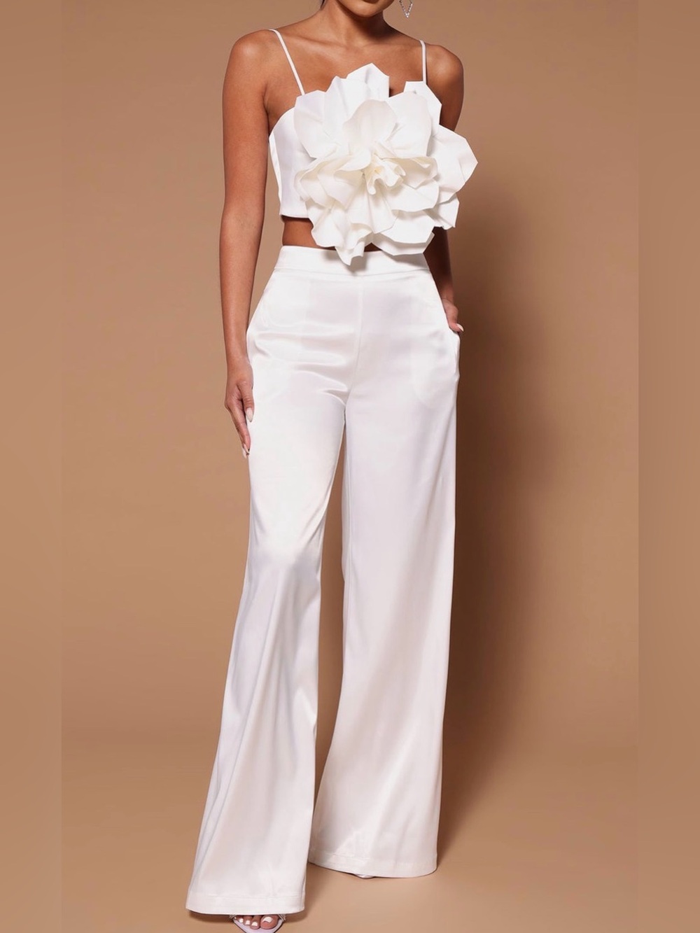 Rosalia Satin Pant Set